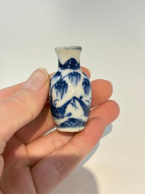 18 Chinese blue and white wares, Kangxi and later — photo 26