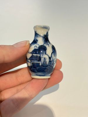 18 Chinese blue and white wares, Kangxi and later — photo 33