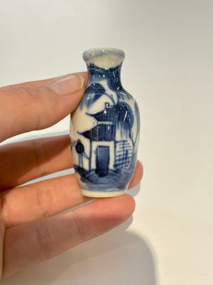 18 Chinese blue and white wares, Kangxi and later — photo 37
