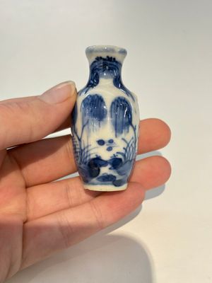 18 Chinese blue and white wares, Kangxi and later — photo 38