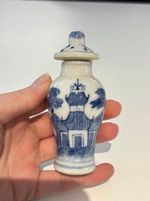 18 Chinese blue and white wares, Kangxi and later — photo 76
