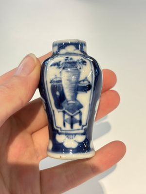 18 Chinese blue and white wares, Kangxi and later — photo 86