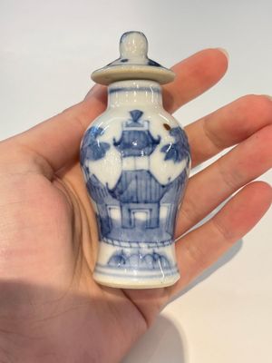 18 Chinese blue and white wares, Kangxi and later — photo 92