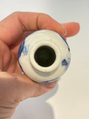 18 Chinese blue and white wares, Kangxi and later — photo 97