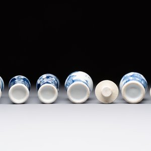 18 Chinese blue and white wares, Kangxi and later — photo 13
