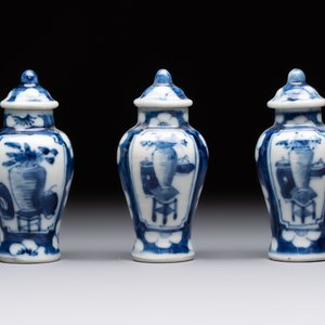 18 Chinese blue and white wares, Kangxi and later — photo 18