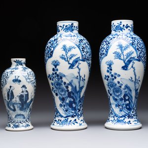 18 Chinese blue and white wares, Kangxi and later — photo 4