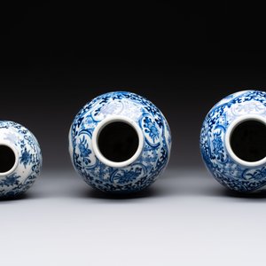 18 Chinese blue and white wares, Kangxi and later — photo 6