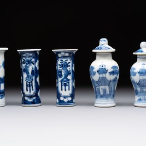 18 Chinese blue and white wares, Kangxi and later — photo 8