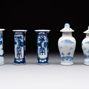 18 Chinese blue and white wares, Kangxi and later — photo 10