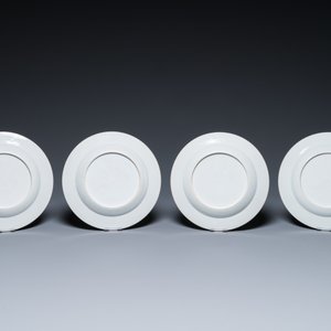 19 Chinese famille rose Meissen-style 'knight on horseback' dishes and plates, Qianlong — 照片 11