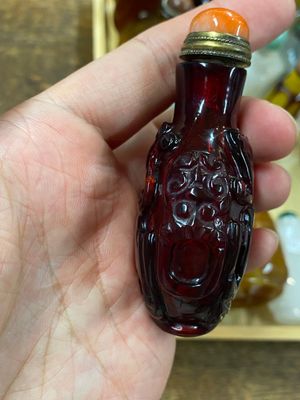 19 Chinese glass snuff bottles, 19/20th C. — 照片 22