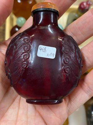 19 Chinese glass snuff bottles, 19/20th C. — 照片 60