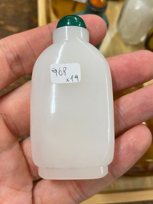 19 Chinese snuifflessen in glas, 19/20e eeuw — foto 12
