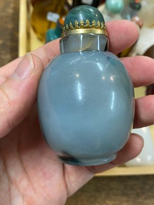 19 Chinese snuifflessen in glas, 19/20e eeuw — foto 16