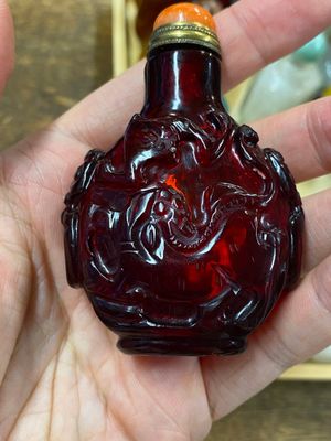 19 Chinese snuifflessen in glas, 19/20e eeuw — foto 21