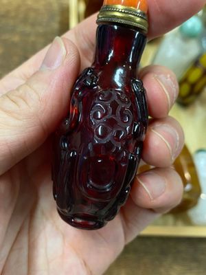 19 Chinese snuifflessen in glas, 19/20e eeuw — foto 23