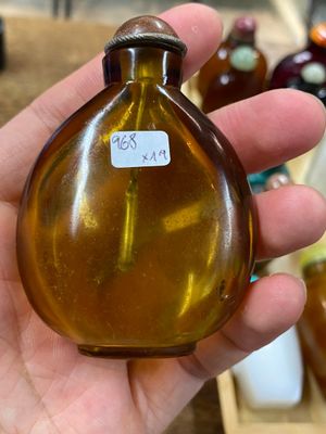 19 Chinese snuifflessen in glas, 19/20e eeuw — foto 40
