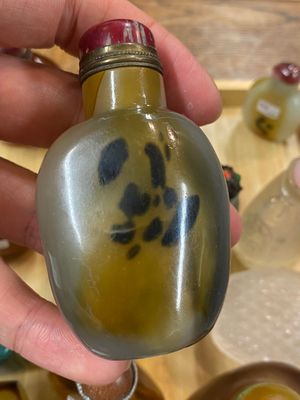 19 Chinese snuifflessen in glas, 19/20e eeuw — foto 55