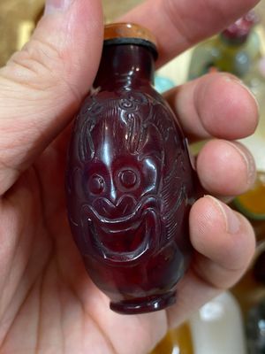 19 Chinese snuifflessen in glas, 19/20e eeuw — foto 61