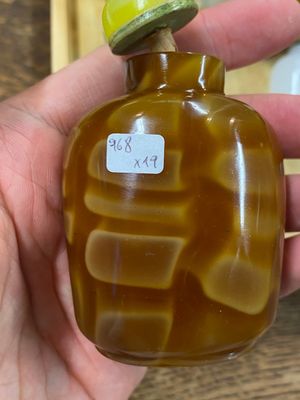 19 Chinese snuifflessen in glas, 19/20e eeuw — foto 9
