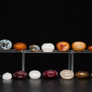 19 Chinese snuifflessen in glas, 19/20e eeuw — foto 7