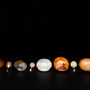 19 Chinese snuifflessen in glas, 19/20e eeuw — foto 9