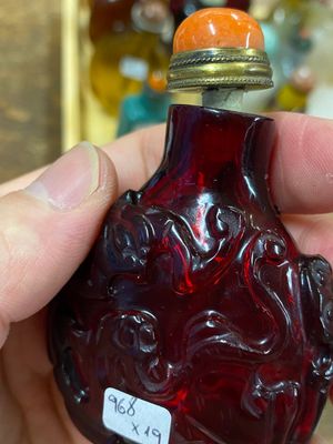19 tabatières en verre, Chine, 19/20ème — photo 26