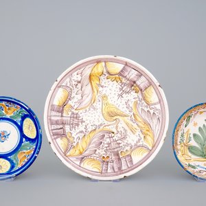 19th C. Spanish Talavera ceramics: five dishes and a bowl — photo 2