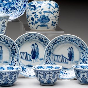20 Chinese blue and white wares, 19th C. — foto 7