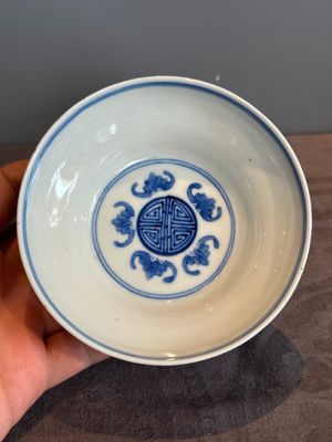 22 Chinese blue and white wares, 19/20th C. — foto 6