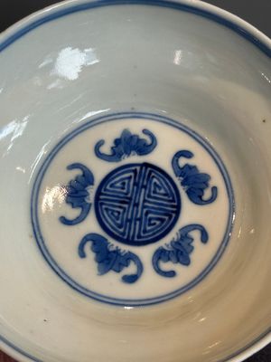 22 Chinese blue and white wares, 19/20th C. — foto 7