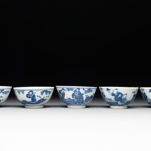 22 Chinese blue and white wares, 19/20th C. — foto 16
