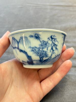 22 Chinese blue, white and famille rose wares, Kangxi and Qianlong — 照片 41