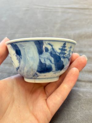 22 Chinese blue, white and famille rose wares, Kangxi and Qianlong — 照片 42