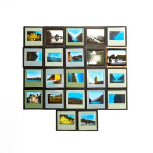 22 hand-coloured glass magic lantern slides depicting views of China, inscribed 'Maison Provinciale, Chala, Chine' — 照片 1