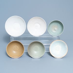 23 various Chinese monochrome and qingbai bowls, Song and later — 照片 5