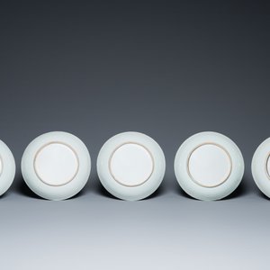 25 Chinese blauw-witte borden, Qianlong — foto 3