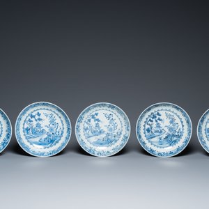 25 Chinese blue and white plates, Qianlong — 照片 4