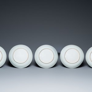 25 Chinese blue and white plates, Qianlong — 照片 5