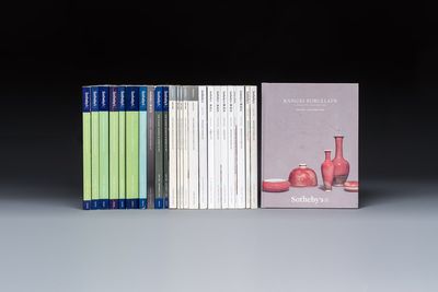 25 Sotheby's Hong Kong and New York auction catalogues on important Chinese ceramics and works of art, 2001-2022