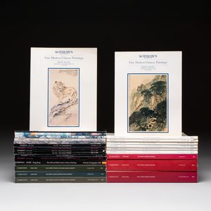 26 Christie's and Bonhams auction catalogues on Chinese classical and modern paintings, 1987-2013 — 照片 1