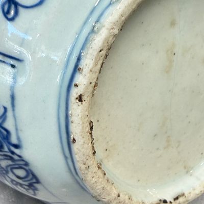 A Chinese blue and white 'Buddhist Lion' wine pot and cover — photo 23