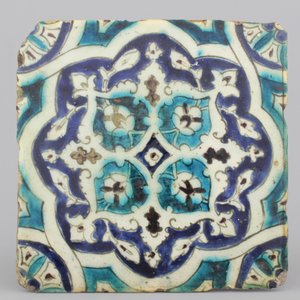 3 carreaux décoratifs, Damascus, env. 1600 — photo 3