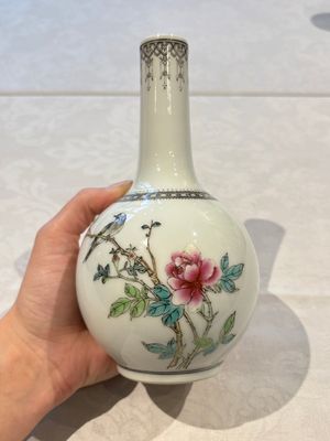 31 Chinese famille rose vases, Qianlong and Jingdezhen marks, 20th C. — 照片 73