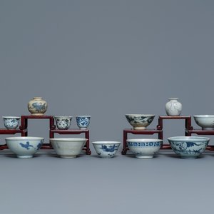 35 pieces of Chinese blue and white shipwreck wares, Ming and later — 照片 5