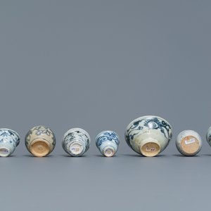 35 pieces of Chinese blue and white shipwreck wares, Ming and later — 照片 7