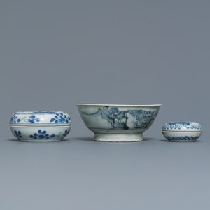 35 pieces of Chinese blue and white shipwreck wares, Ming and later — 照片 8