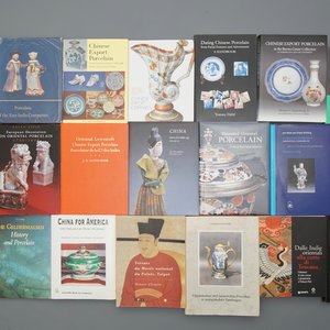 37 boeken over vnl. Chinees exportporselein uit de Qing dynastie, w.o. zeldzame werken — foto 1