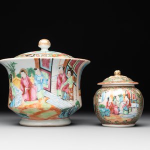 38 Chinese Canton famille rose wares, 19th C. — photo 12